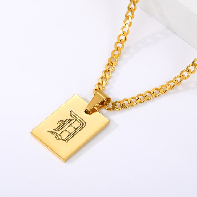 Rome Unisex Initial Pendant