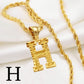 Era Unisex Initial Necklace