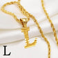 Era Unisex Initial Necklace