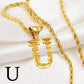 Era Unisex Initial Necklace